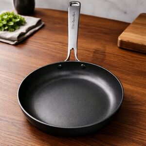 KitchenAid Black Nonstick Frypan with Stainless Steel Handle